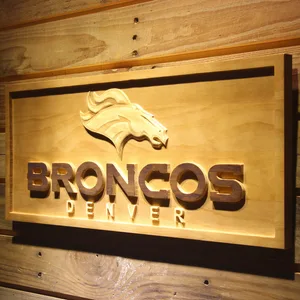 Denver Broncos Wood Sign