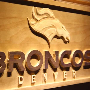 Denver Broncos Wood Sign