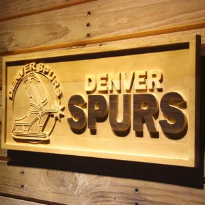 Denver Spurs Wood Sign - Legacy Edition