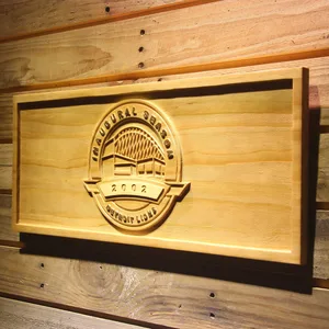 Detroit Lions 2002 Ford Stadium Inaugural Season Wood Sign - Legacy Edition