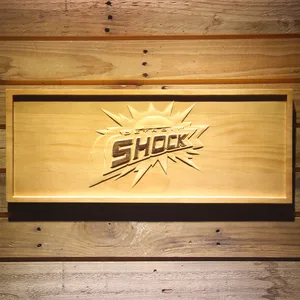 Detroit Shock Wood Sign