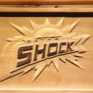Detroit Shock Wood Sign