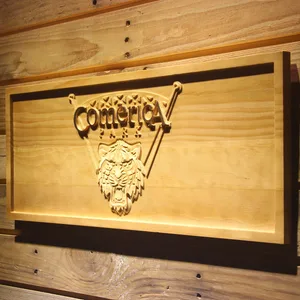 Detroit Tigers 2 Wood Sign