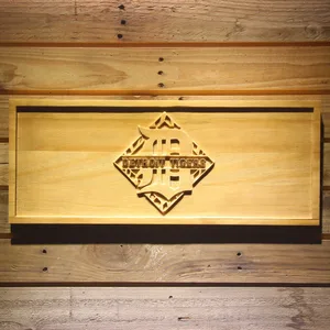 Detroit Tigers 7 Wood Sign - Legacy Edition