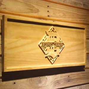 Detroit Tigers 7 Wood Sign - Legacy Edition