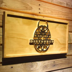 Disturbed Wood Sign
