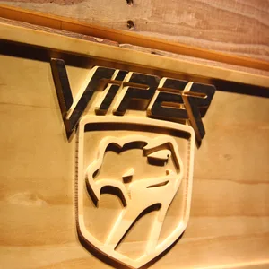 Dodge Viper Wood Sign
