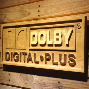 Dolby Digital Plus Wood Sign