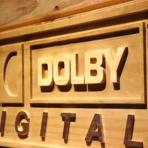 Dolby Digital Wood Sign