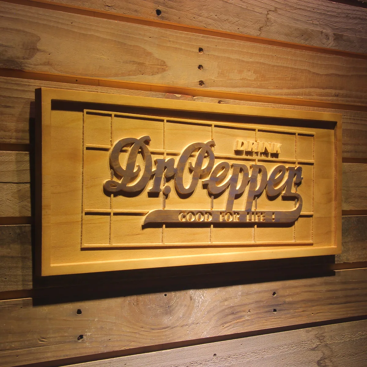 Dr Pepper Good For Life Wood Sign