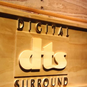 dts Digital Surround Wood Sign