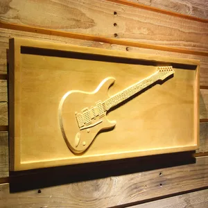 Fender Stratocaster Wood Sign
