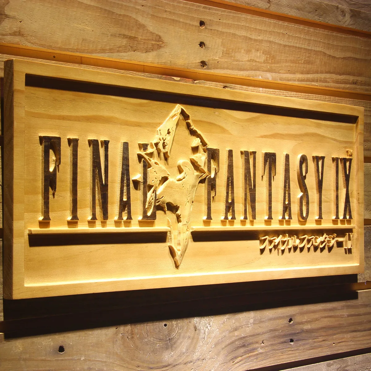 Final Fantasy IX Wood Sign