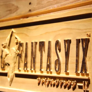 Final Fantasy IX Wood Sign