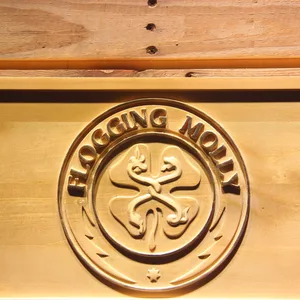 Flogging Molly Wood Sign