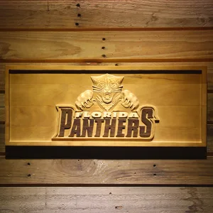 Florida Panthers Wood Sign - Legacy Edition