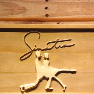 Frank Sinatra Silhouettes Wood Sign