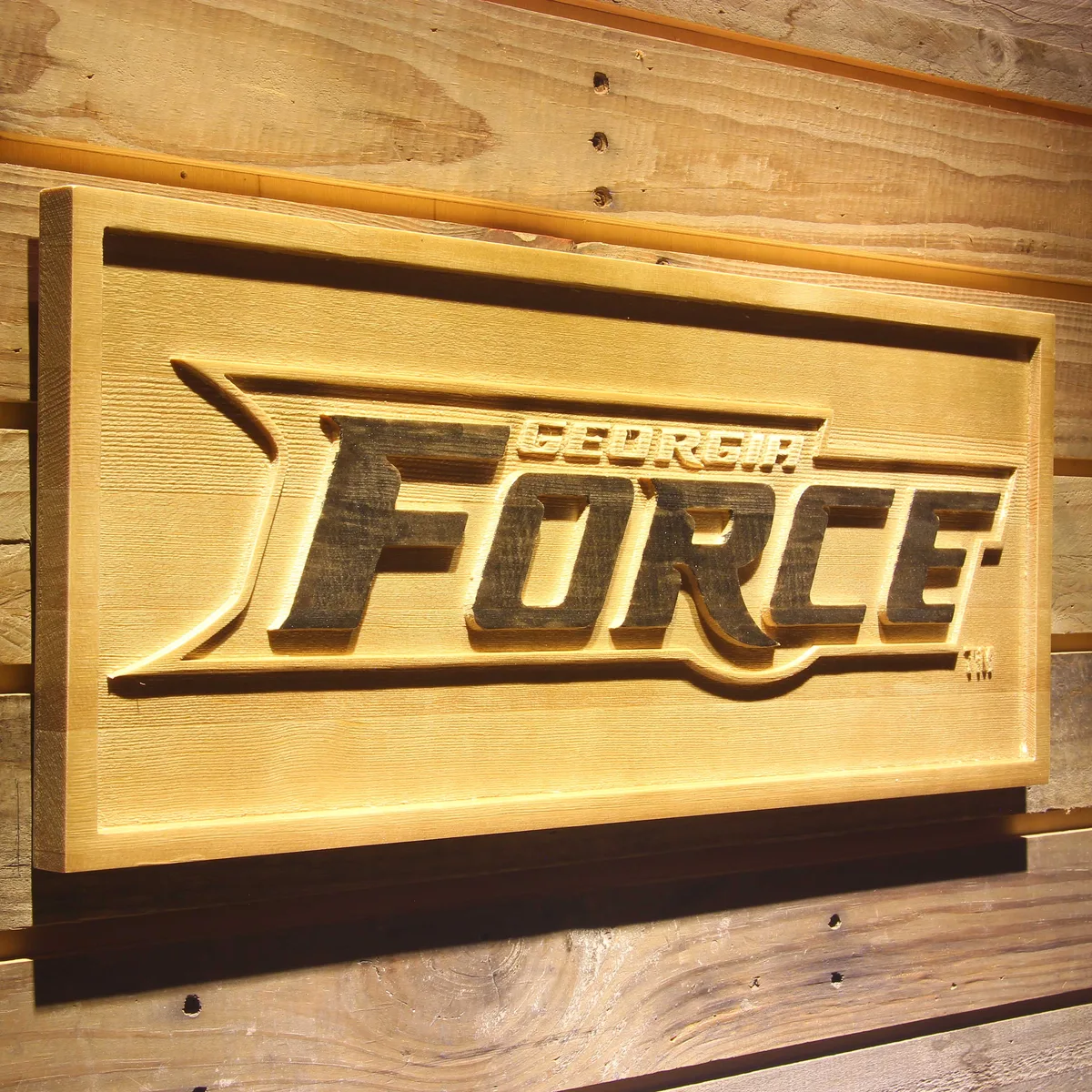 Georgia Force Wood Sign - Legacy Edition