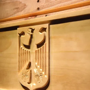 German Eagle Flag Wood Sign