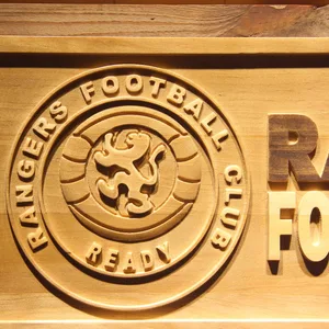 Glasgow Rangers FC Wood Sign - Legacy Edition