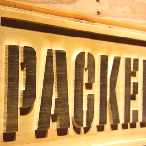 Green Bay Packers 1 Wood Sign