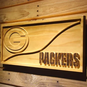 Green Bay Packers Split Wood Sign