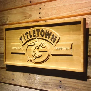 Green Bay Packers Titletown Wood Sign
