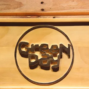 Green Day Kerplunk Wood Sign