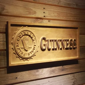 Guinness Extra Stout Wood Sign