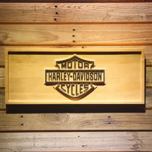 Harley Davidson Wood Sign