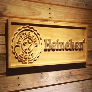 Heineken Crown Wood Sign