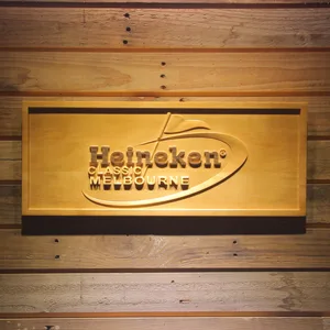 Heineken Golf Classic Melbourne Wood Sign