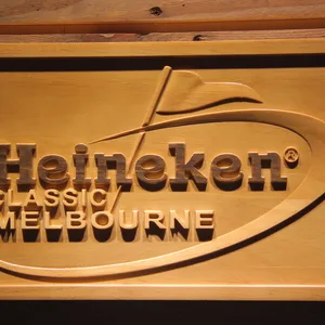 Heineken Golf Classic Melbourne Wood Sign