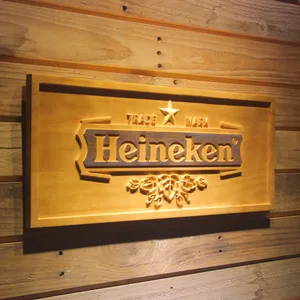 Heineken Lager Wood Sign