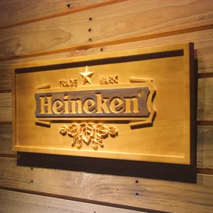 Heineken Lager Wood Sign