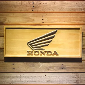 Honda Wood Sign
