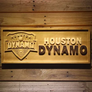 Houston Dynamo Wood Sign