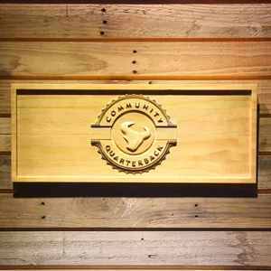 Houston Texans Community Quarterback Wood Sign - Legacy Edition