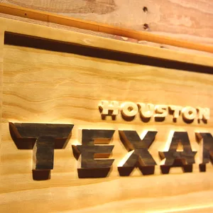 Houston Texans Text Wood Sign