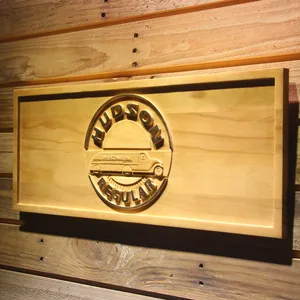 Hudson Hi-Octane Gasoline Wood Sign