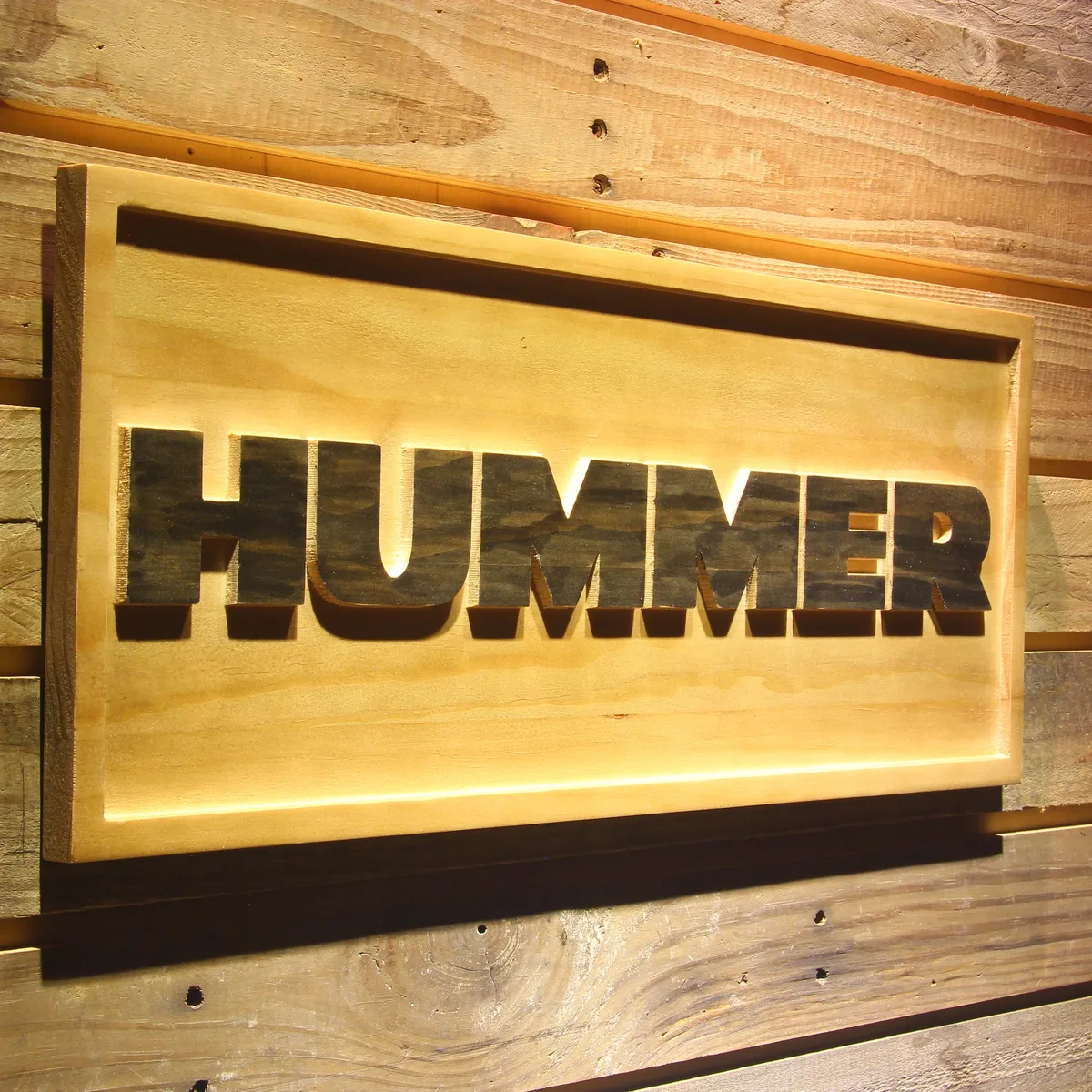 Hummer Wood Sign