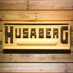 Husaberg Wood Sign