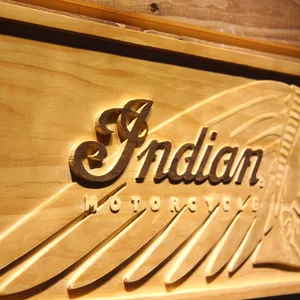 Indian Chief Wood Sign