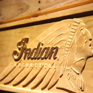 Indian Chief Wood Sign
