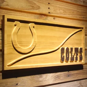 Indianapolis Colts Split Wood Sign