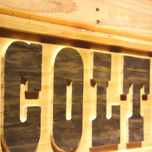Indianapolis Colts Text Wood Sign