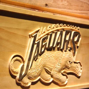Jacksonville Jaguars 1995-1998 Jaguar Wood Sign - Legacy Edition