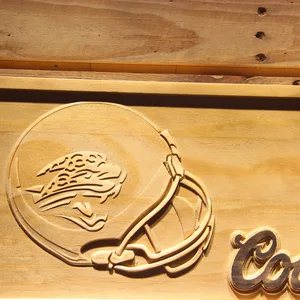 Jacksonville Jaguars Coors Light Helmet Wood Sign