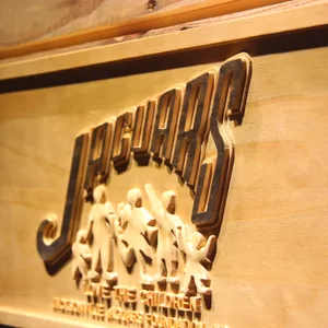 Jacksonville Jaguars Foundation Love The Children Logo Wood Sign
