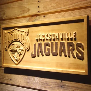 Jacksonville Jaguars Wood Sign